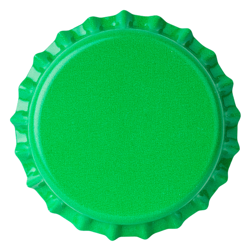 Crown Caps 26mm TFS-PVC Free, Green Opaque col. 2683 (10000/box)