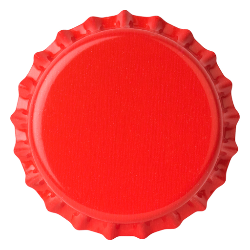 Crown Caps 26 mm TFS-PVC Free, 빨간색 col. 2941 (10000/박스)