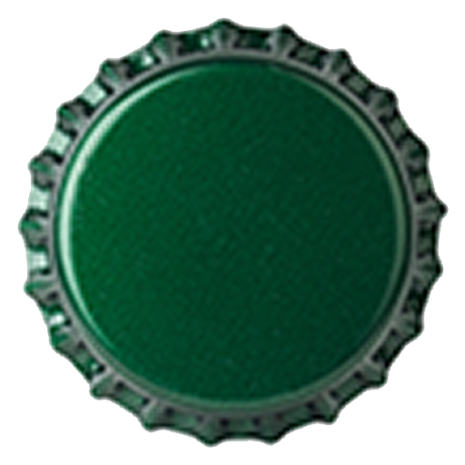 Crown Caps 26mm TFS-PVC Dark Green col. 2410 Verdes (10000/caixa)