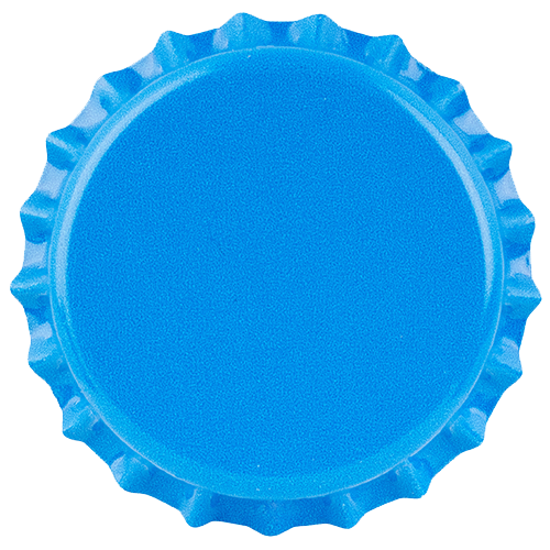 Tampas de garrafa 26mm TFS-PVC Free, Sky Blue col. 20310 (10000/caixa) 