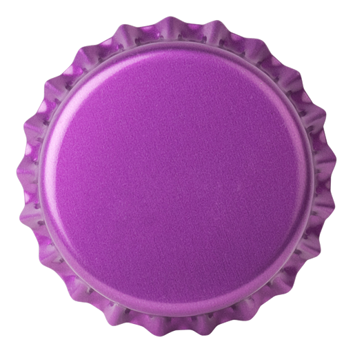 Crown Caps 26mm TFS-PVC Free, Purple  col. 2277 (10000/caixa) 